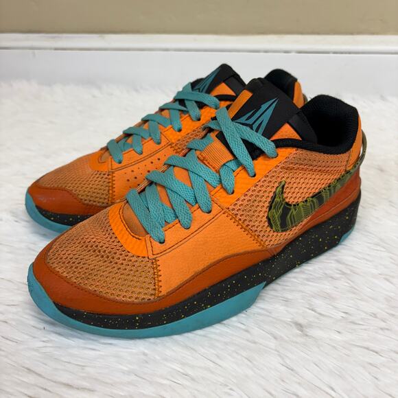 Nike Ja 1 SE Bright Mandarin (GS) Sneakers Ja Morant Size 6Y - Picture 4 of 9
